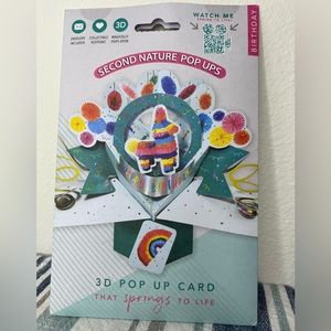 3D Pop Up Birthday Greeting Card by Second Nature - PINATA Happy Birthday NEW